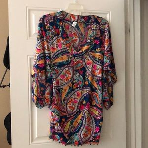 Never worn! Trina Turk Swimming Cover up Dress. Size U.S. Large.